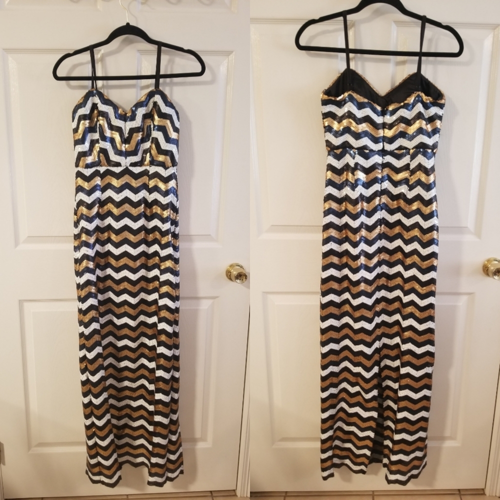 GIANNI BINI sequence dress